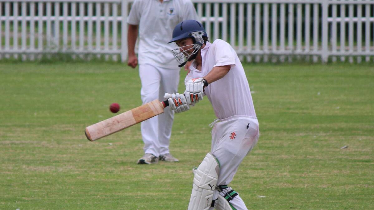 • Rohan Stocker gets a good edge on the ball in his 17-run stint against the Bluedogs. Stocker is also impressing with the ball, taking three wickets last week. 