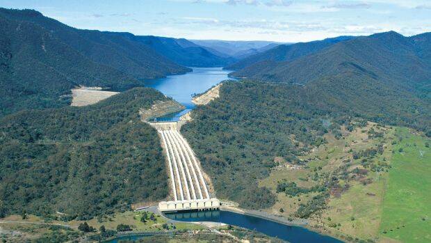 The Snowy Hydro Scheme as seen from the air.  Photo: Supplied
