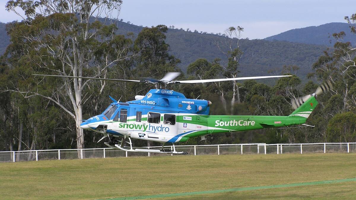 The Snowy Hydro SouthCare helicopter has been called to Wolumla.