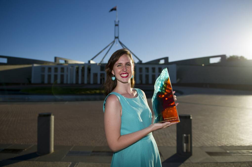 2015 Young Australian of the year Drisana Levitzke-gray. Getty images
