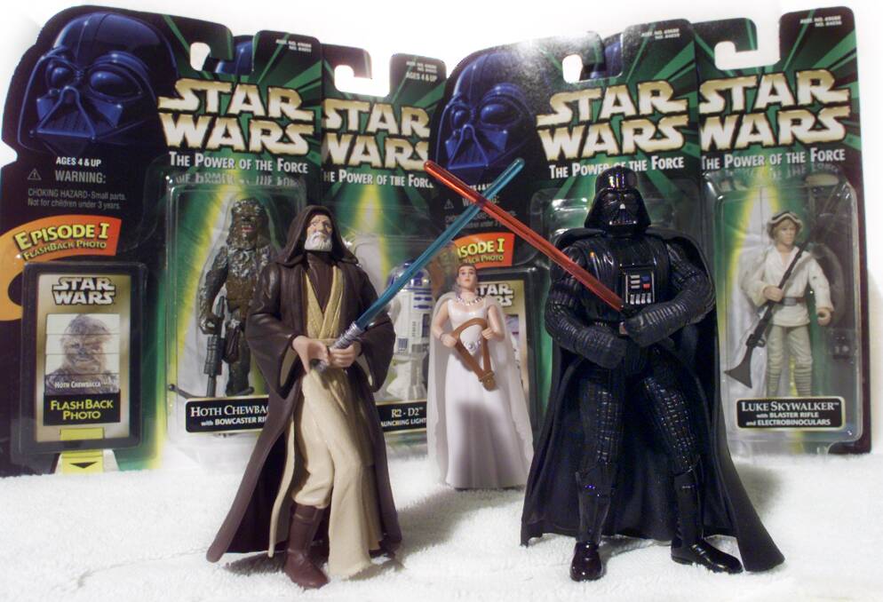 Star Wars figurines were all the go in the 80s. PHOTO FDC.