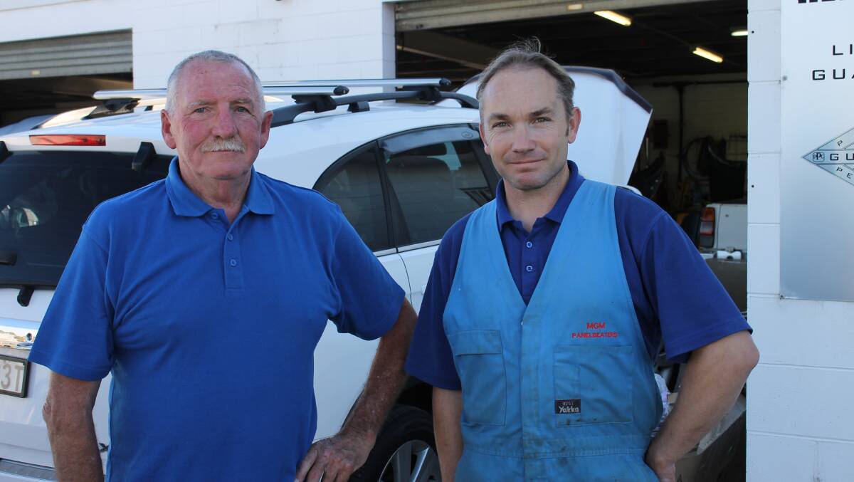 Mike Gallagher and Andrew are employed at MGM Panelbeaters and discussed the rising pension age.
