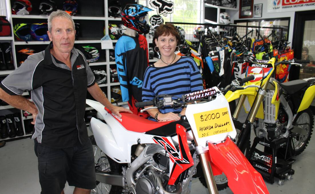 
Mick Cole and Mary Rutter are behind a first aid course for motorcyclists in Bega next month. 