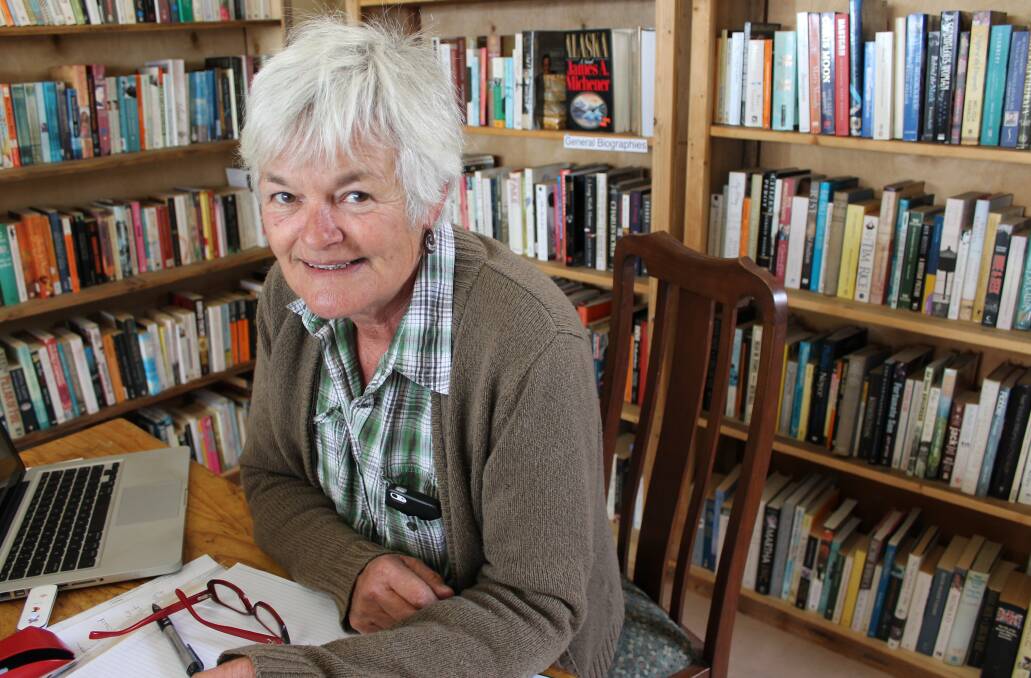 Louise Brown is one of the five women who set up Well Thumbed Books in Cobargo, which will celebrate its fifth birthday on September 5.