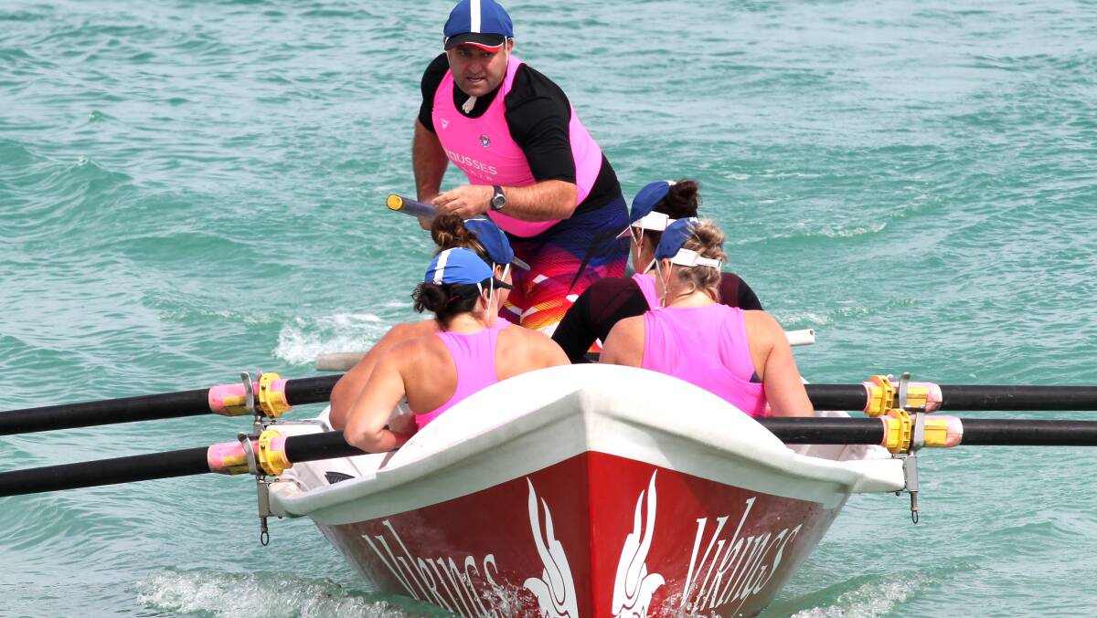 MORUYA: The Moruya-Canberra Vikings open women’s crew was narrowly eliminated in the early rounds of the National Surf Life Saving championships. 