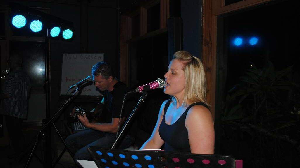 BODALLA: The Natalie Prevedello Duo provided great entertainment for New Year’s Eve at the Bodalla Arms Hotel. 