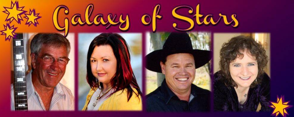 Country tunes: The Galaxy of Stars music show, featuring Lindsay Butler, Shaza Leigh, Ashley Cook and Peggy Gilchrist is coming to Wolumla Hall this weekend.