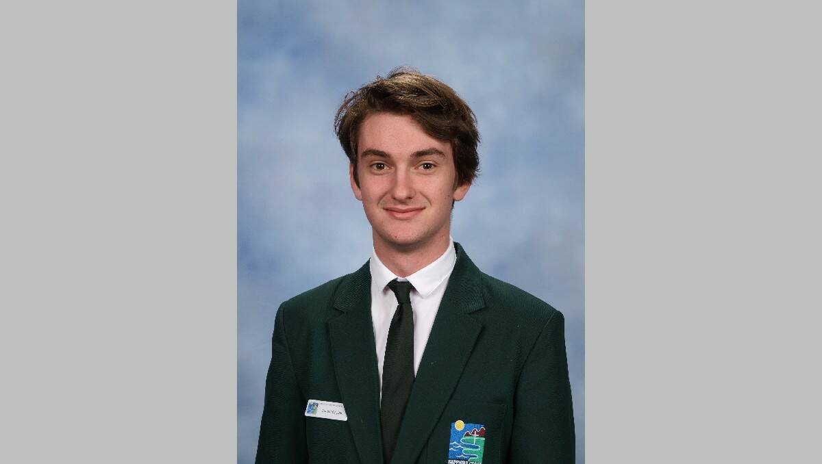 Sapphire Coast Anglican College's Kade Brown scored perfect marks in Music Extension.