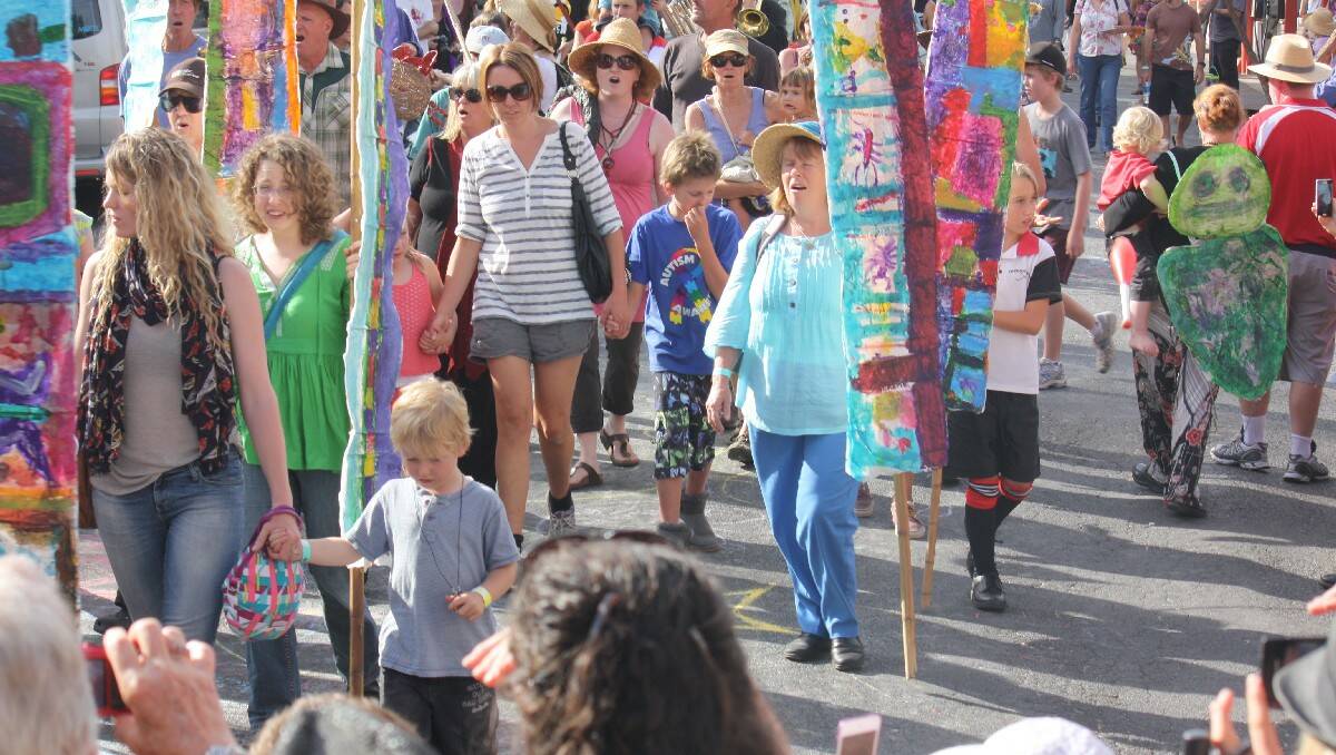  Candelo Village Festival main street parade.