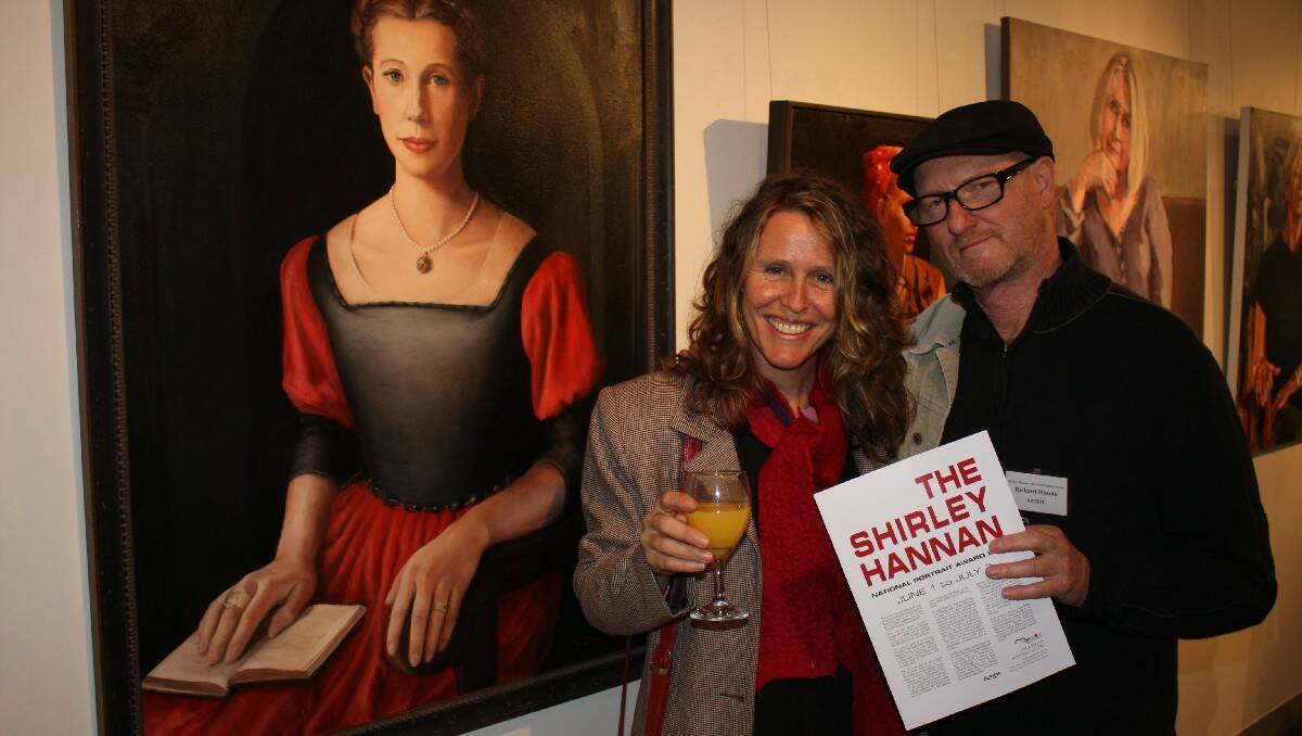 Local artists Danielle Pirrie and Richard Maude were finalists in the 2012 Shirley Hannan National Portrait Award. The Bega Chamber of Commerce is floating the idea of a month-long Festival of the Face in June to complement this year’s award.