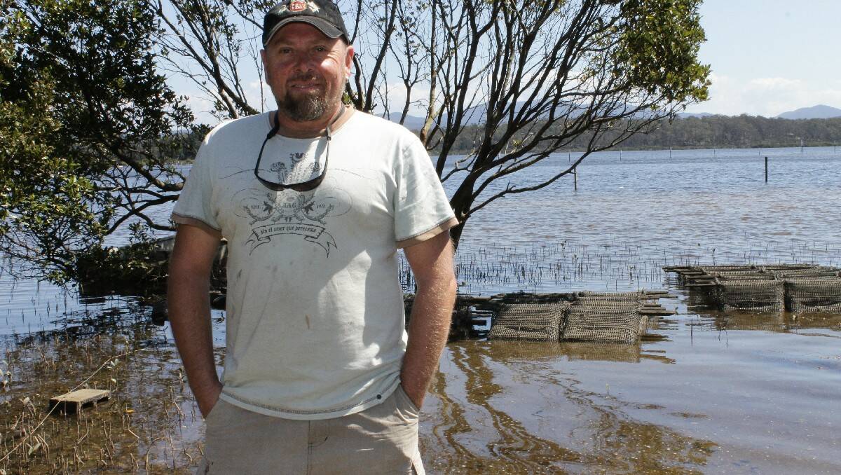 Wapengo oyster farmer Shane Buckley has achieved organic certification for his product thanks to his sustainable farming methods.