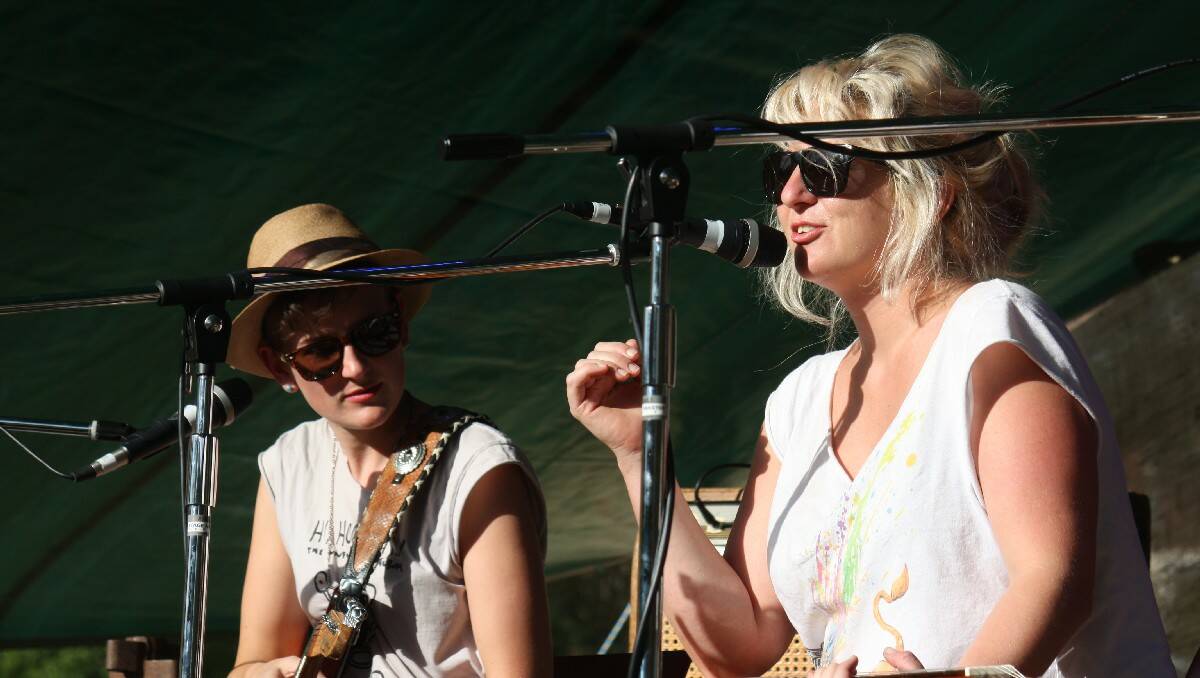   Candelo Village Festival main stage showcase with Mia Dyson, Jackie Marshall, Gleny Rae Virus and Ann Vriend.