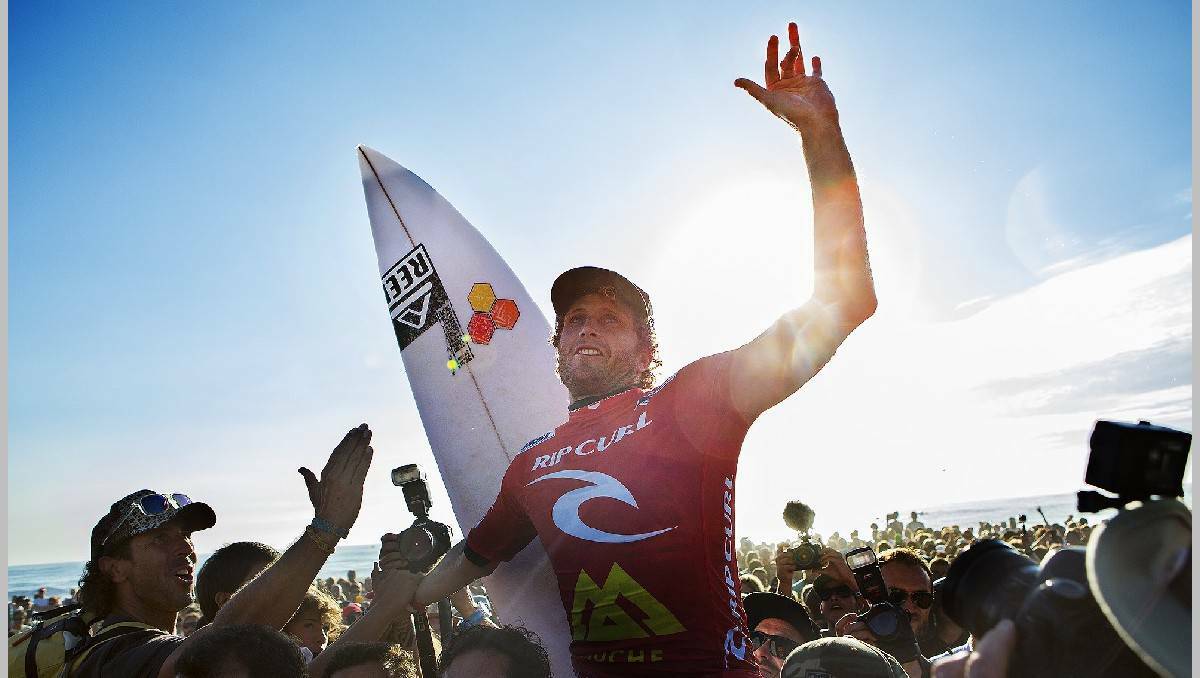 ASP Rip Curl Pro Portugal winner Tathra's Kai Otton is one of three men who came to the rescue of a kayaker caught in a rip at Bithry Inlet. Photo: ASP/Kirstin Scholtz