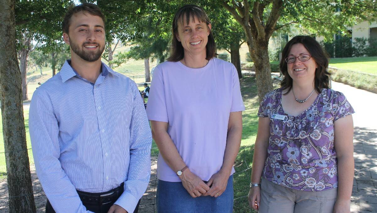 New teachers at the Sapphire Coast Anglican College are (from left) Tim Dowman, Jenny Weber and Julie Slater.