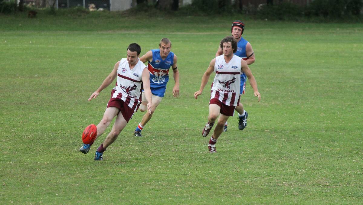  Ryan O’Loghlin booted 22 goals for Tathra on Saturday.