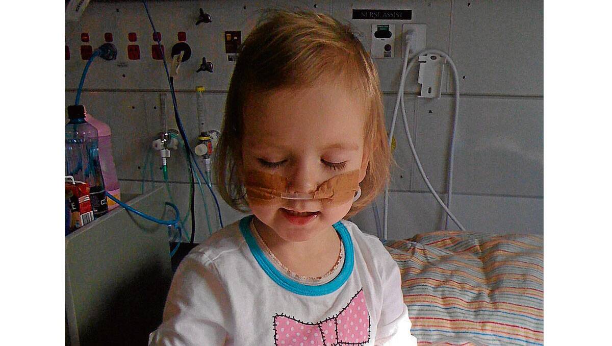• Three-year-old Sophie van Teulingen of Murrah is a regular visitor to Canberra Hospital, suffering from the effects of Lyme disease. The infection is passed via tick bites, but Australian health authorities deny it exists in this country.