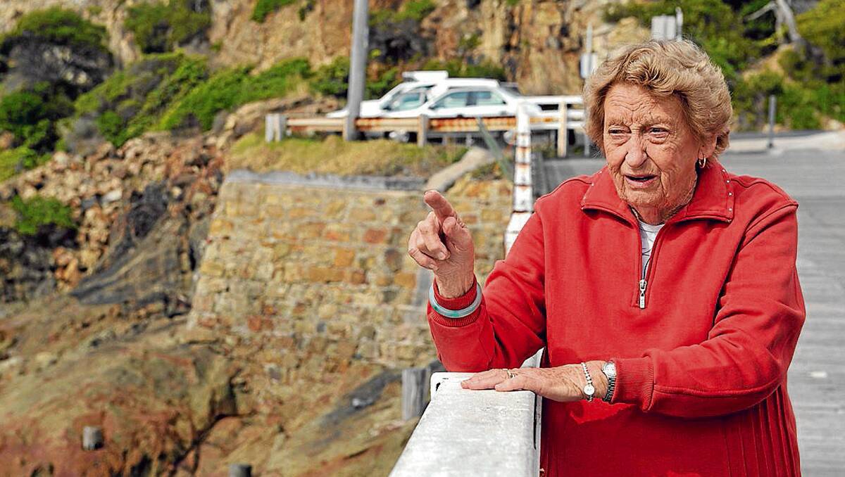 • Pig and Whistle Committee member Betty Koellner recalls some of her memories of growing up alongside the Tathra Wharf. Photo: Jay Cronan, Canberra Times