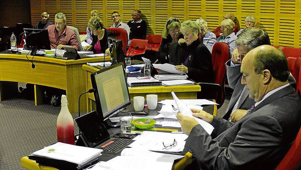 • Bega Valley Shire councillors take their seats ahead of the first full ordinary meeting of the new-look council held on Tuesday.