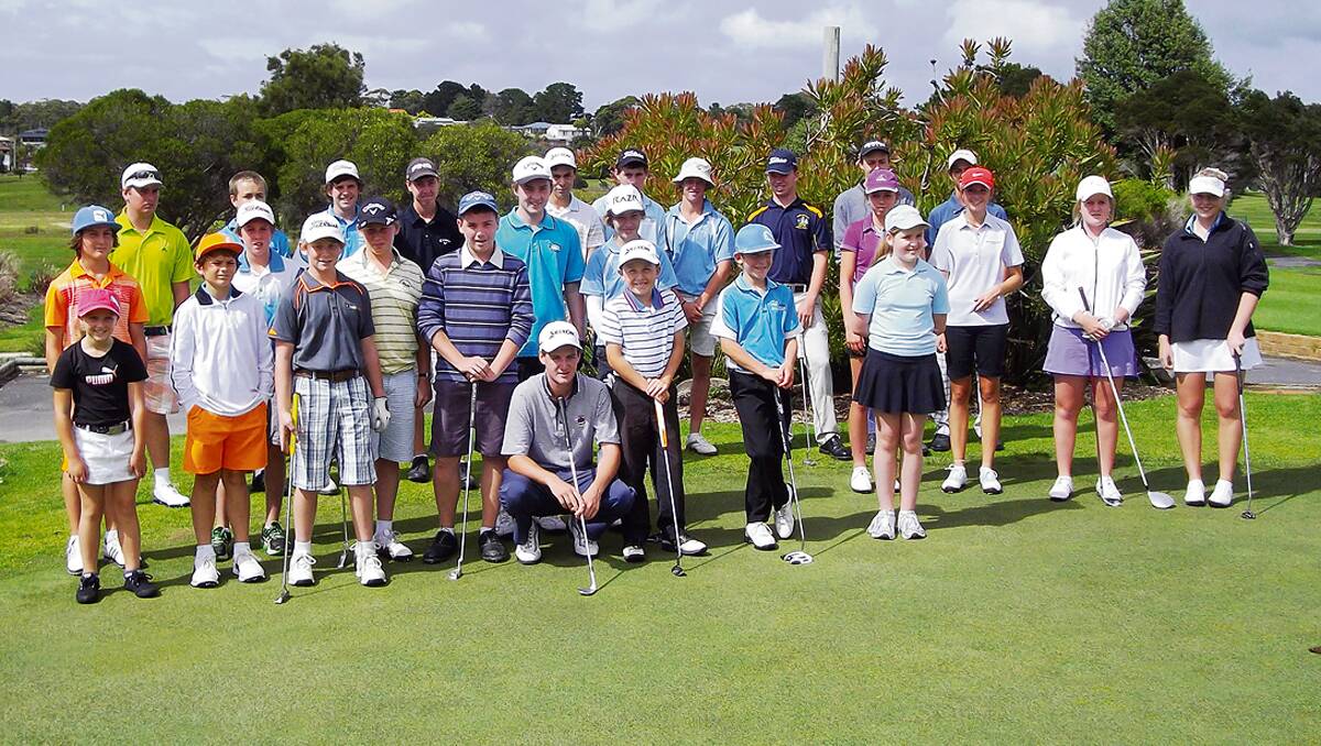 • Around 30 juniors are on hand to contest the Bermagui Junior Golf Classic on Sunday. 