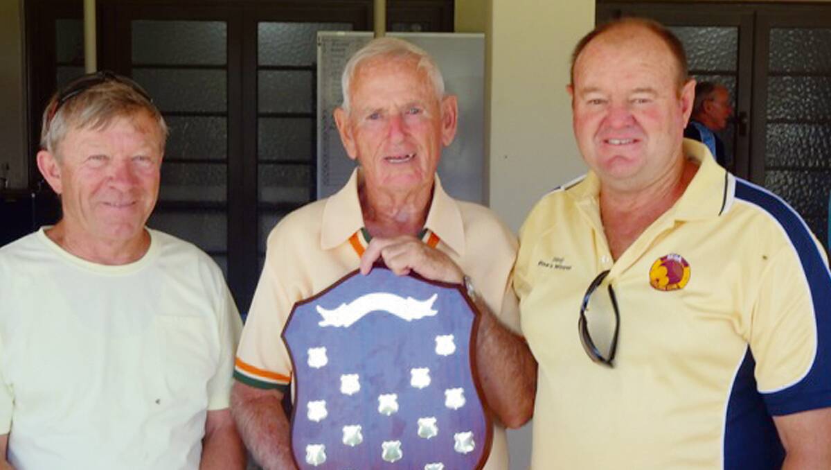 Section one winners from the Stan Anderson Memorial Day are (from left) Merv Howell, Frank Dorris and Howard Blacker.