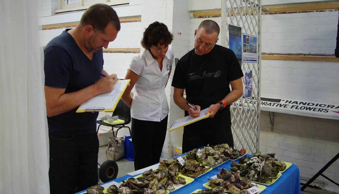 One of the hits of the 2012 show, oyster judging, will be on again this year. 