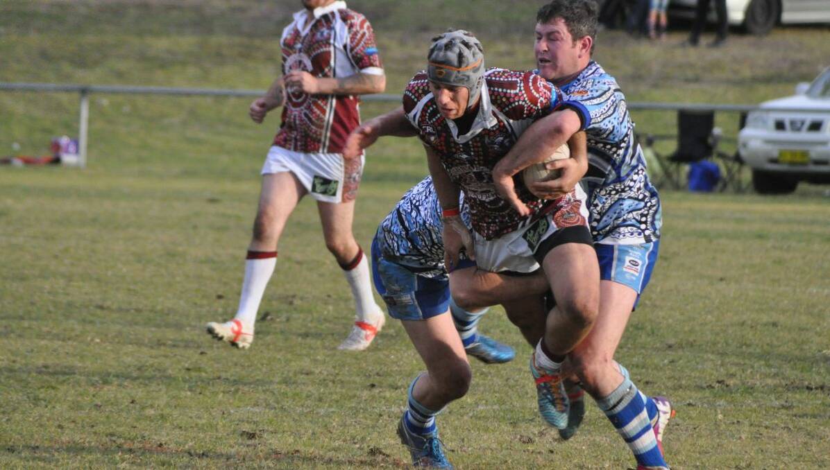 The Moruya Sharks outclassed the Tathra Sea Eagles by 40 points at Ack Weyman Oval this afternoon. PHOTO: Dean Benson.