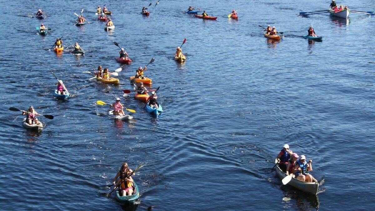 NELLIGEN: Eighty-nine paddlers took to the Clyde River on Saturday for the Girls Day Out Paddle. The even raised $6500 for the National Breast Cancer Foundation.
