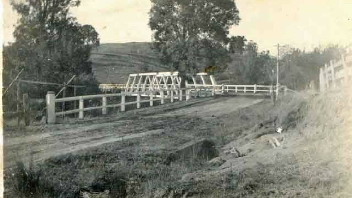 Candelo footbridge, about 1900.