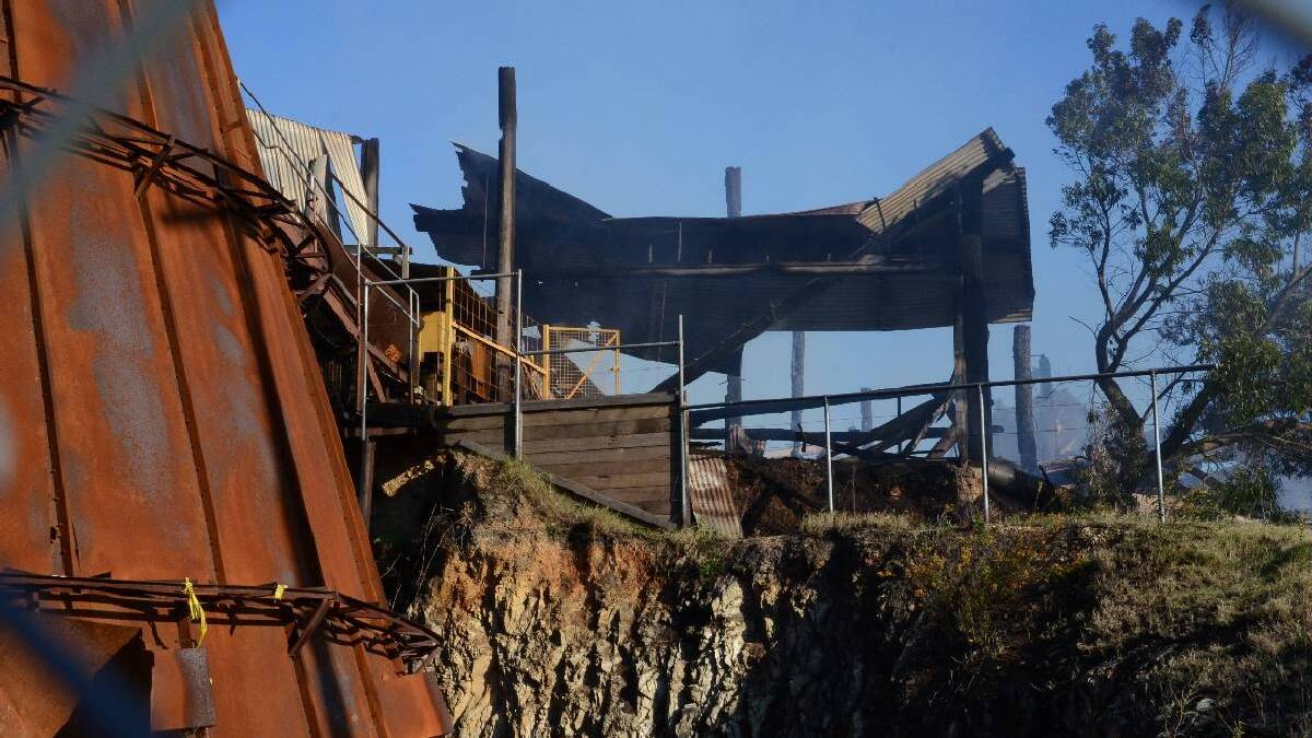 BATEMANS BAY: It was the end of an era when the former Batemans Bay TImbers sawmill burnt down on Monday. 