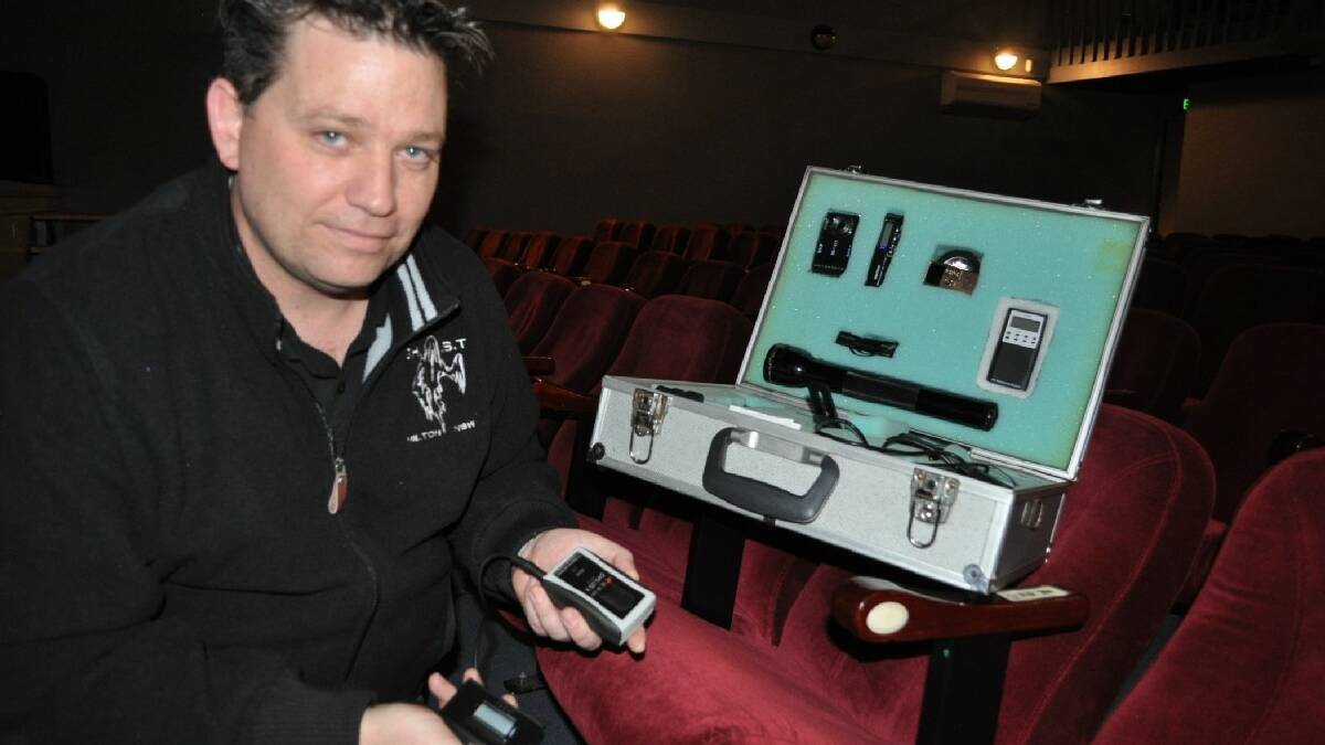 ULLADULLA: Ghost hunter Dan McMath believes he has found a ghost in the historic Milton Theatre.