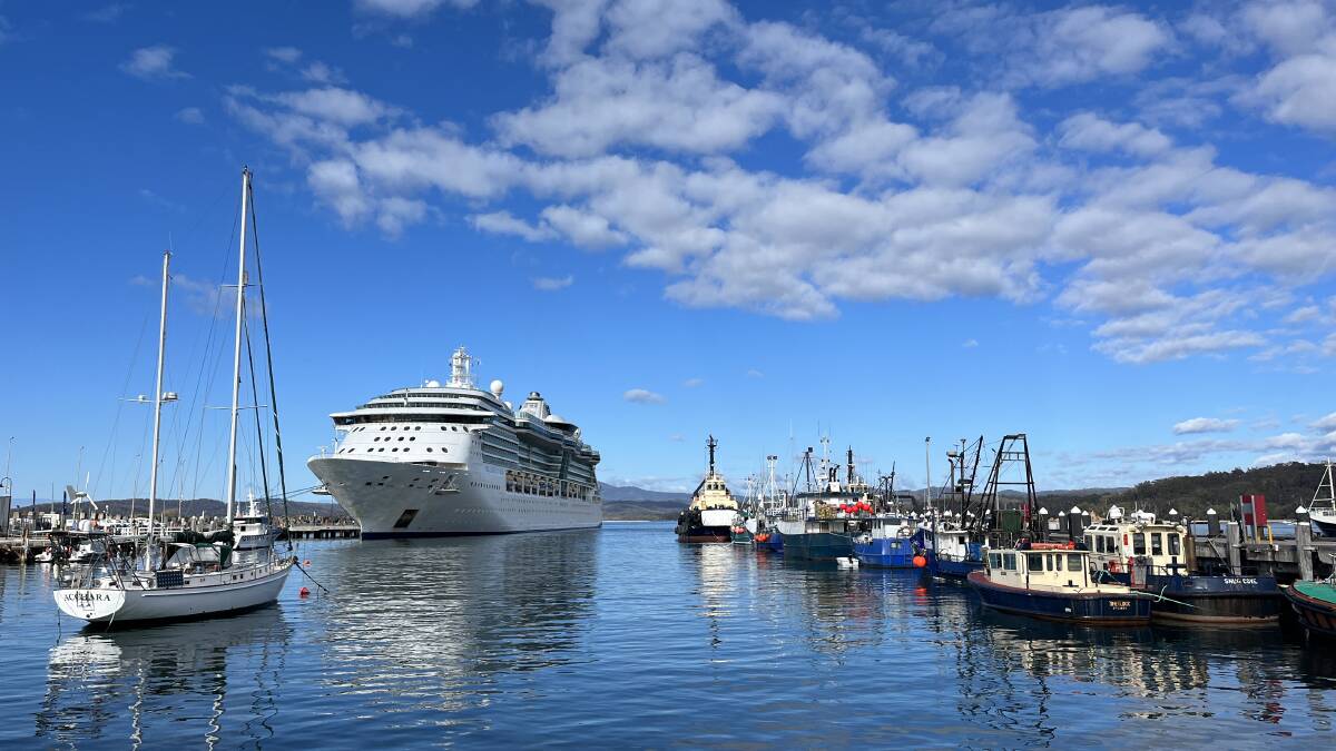 The Port of Eden on one of the cruise ship days. Picture by James Parker