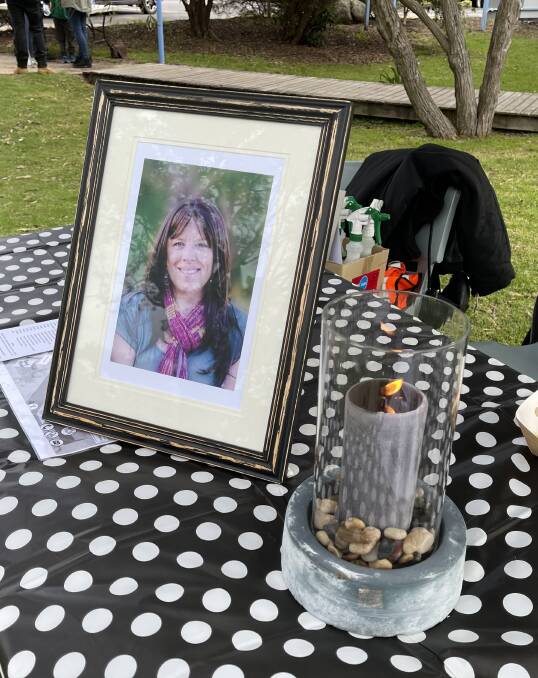 Tribute to Tracey Beasley at the MAD event in Pambula. Photo: Amandine Ahrens. 