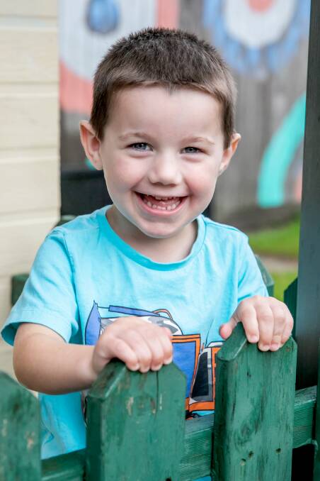 Preschool student Harvey Whitaker. Picture by Tara Chiu from Daisy Hill Photography