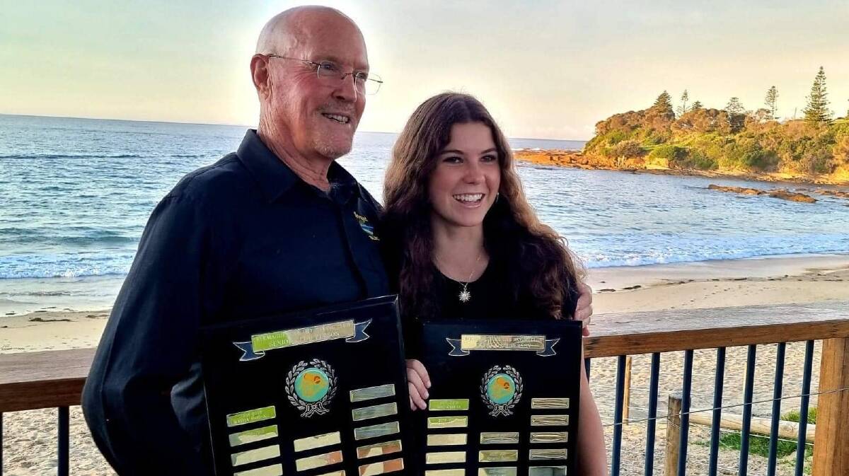 Bermagui's cadet club person of the year was awarded to Rachel Huxley. Photo supplied.