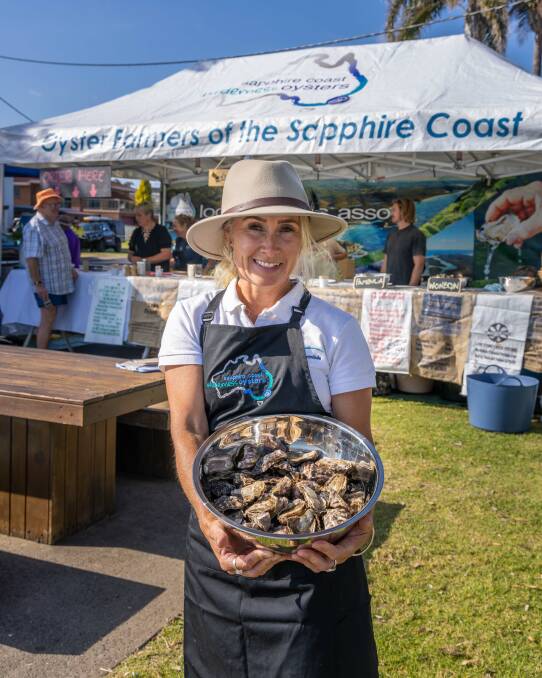 Sapphire Coast Wilderness Oysters take part in the Eat Merimbula main event. Picture by David Rogers Photography 