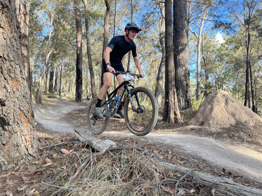 Riders tested out the tracks at Gravity Eden during the Quad Crown MTB series in September. Picture by James Parker 