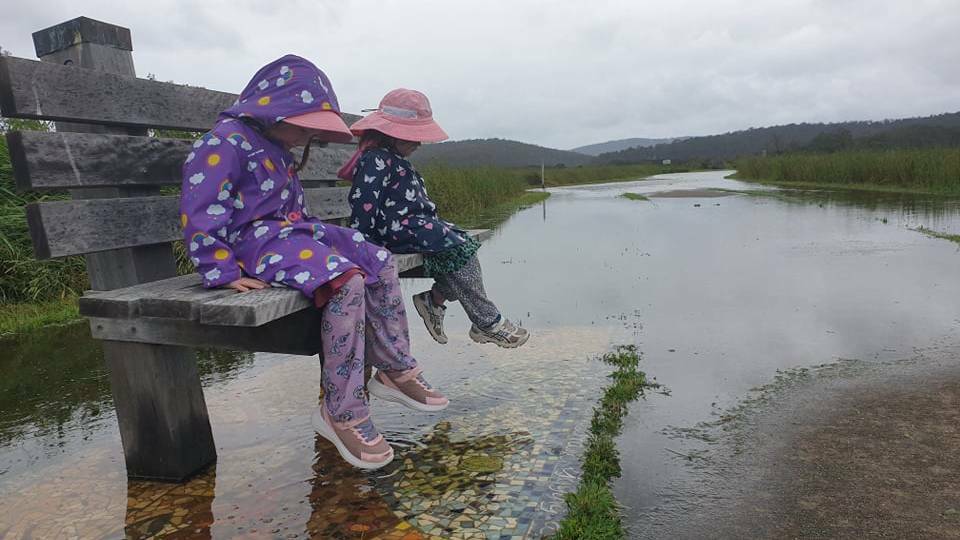  Pambula Wetlands during flash flooding in NSW on December 10, 2021. Photo: James Crook 
