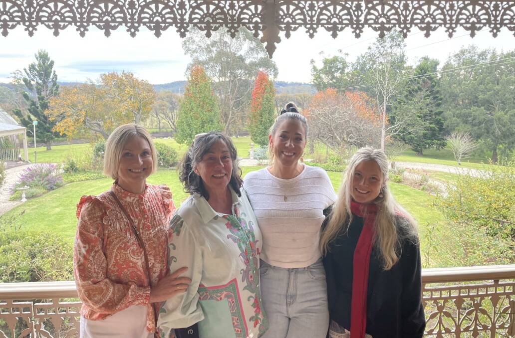 Jen Svenoy, Vicki Brooks, Ellie Brooks and Amandine Ahrens at the Heritage Grange wedding venue for the 2023 Sapphire Coast Wedding Trail event on May 20. Picture supplied. 