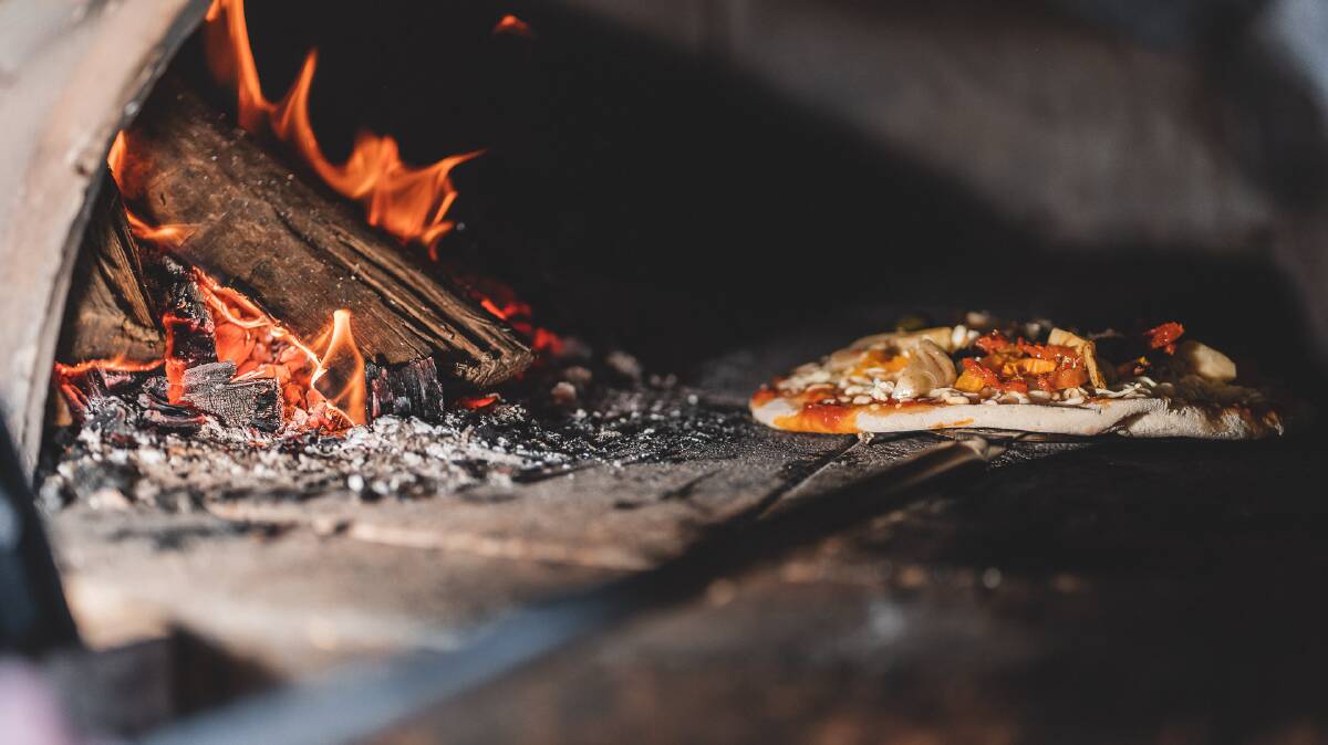 Longstocking brewery also bake their own freshly made pizzas in a woodfired oven. Photo Tony Harrington. 
