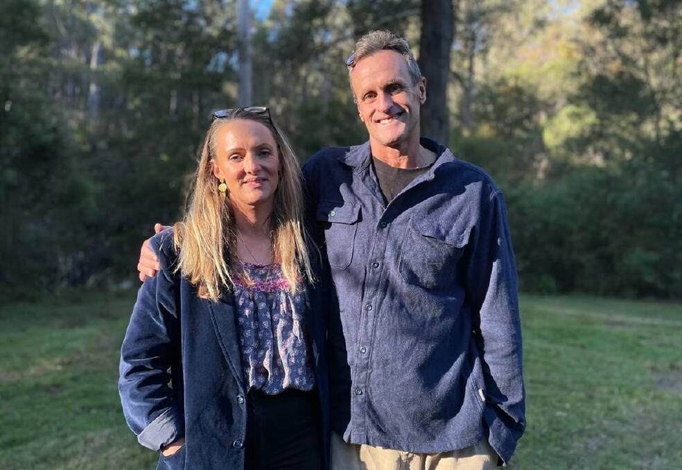 Simon Daly and his wife Mella are excited to host a South Coast musical sensation on the "beautiful" Bournda property. Photo: Amandine Ahrens