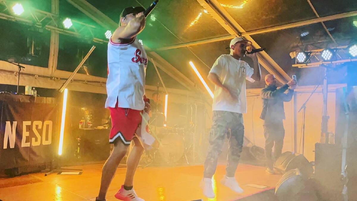 Bliss N Eso said it was their first time performing at Moruya and it was the first venue in Australia to sell out in their national tour. Photo: Amandine Ahrens