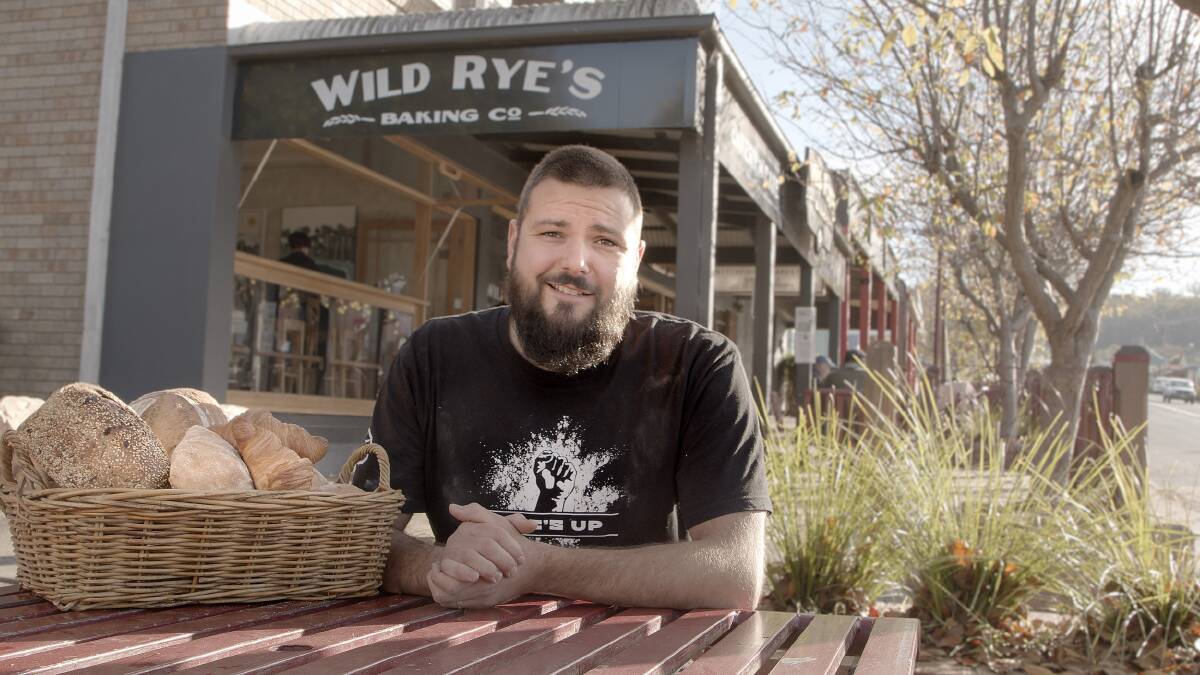 Matt Crossley from Wild Rye's Bakery in Pambula - which donates their excess food to people in need. Photo supplied.