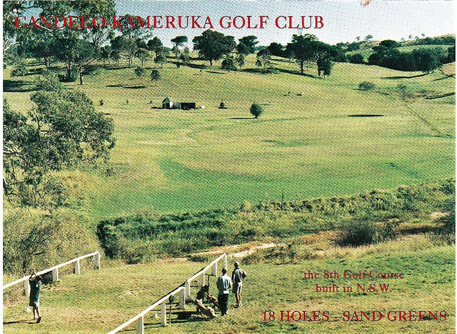 An old golf score card of the Kameruka Golf Club. Photo supplied.