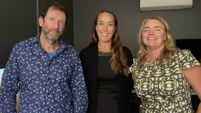 POWERFUL FOOTAGE: The team behind After the Fires includes Cian O'Cleary, Toni Houston and Karina Holden. Photo supplied