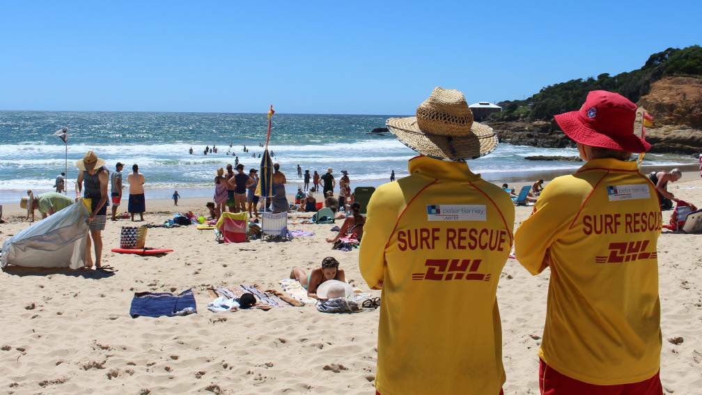 Tathra Surf Life Saving Club volunteers patrol Tathra Beach on weekends. 