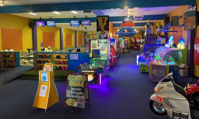 An inside peek of the Top Fun amusement centre located in Merimbula CBD. Photo supplied