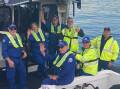 Meet the operational crew of X30, Marine Rescue Eden's first ever rescue vessel. Photo supplied.