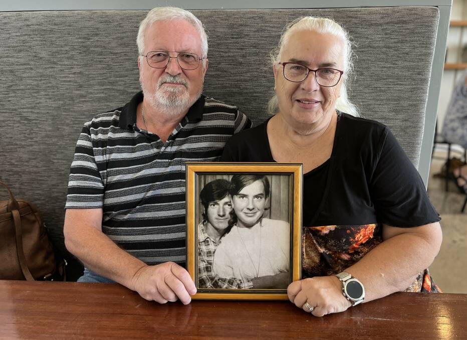 High School lovers Barry and Linda Hayward look back on their 54 years of love and companionship on the eve of their wedding anniversary celebration in late March, 2023. Picture by James Parker.
