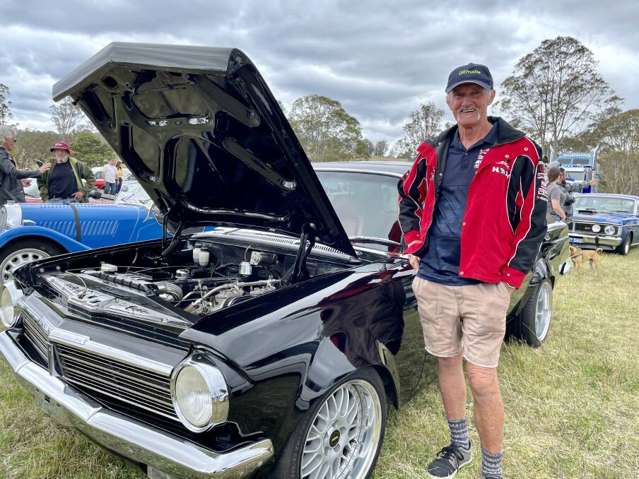 Rodney Kebby and his 1964 EH Holden. Picture by Amandine Ahrens. 