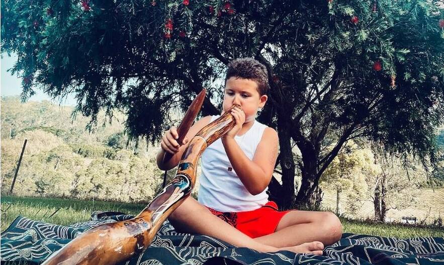 Emma Stewart's son Nate is 8-years-old and like Emma, he has had a very strong foundation in pride for his Indigenous culture and expression. Photo: supplied